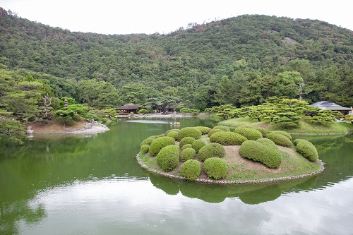 栗林公園　南湖付近